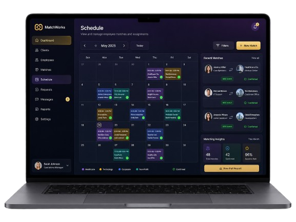 PSW Match Master product interface